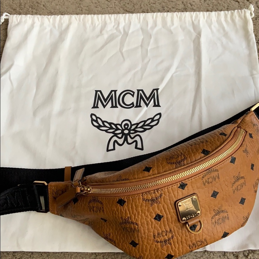 MCM Fursten Visetos Small Belt Bag